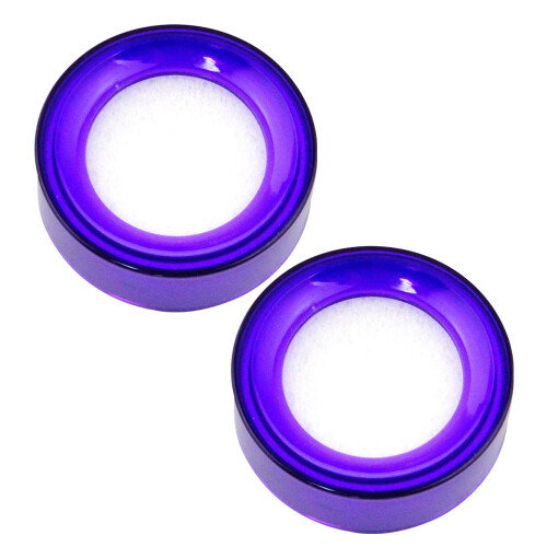8Pcs Purple Finger Moistening Tool Sponge Cup for Handling 1