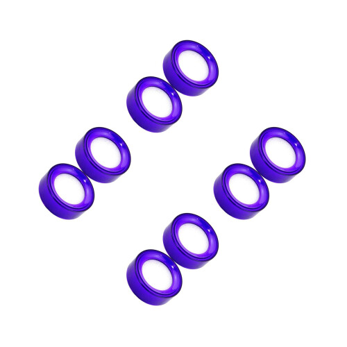 8Pcs Purple Finger Moistening Tool Sponge Cup for Handling 2