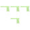 4Pcs Wear-Resistant Hamster Cage Platform Toy Light Green PVC 4