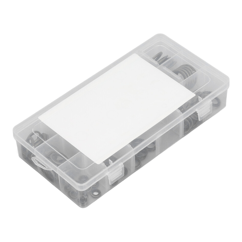 170Pcs Drain Plug Gasket Set, 10 Sizes Rubber & Metal With Storage Box 9321387442063