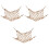 3Pcs Bite-Resistant Pet Climbing Nets Light Brown Parrot Hanging Nets 3