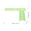 4Pcs Wear-Resistant Hamster Cage Platform Toy Light Green PVC 10