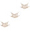 3Pcs Bite-Resistant Pet Climbing Nets Light Brown Parrot Hanging Nets 4