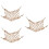 3Pcs Bite-Resistant Pet Climbing Nets Light Brown Parrot Hanging Nets 6