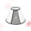 2Pcs Pet Elizabeth Collar White Easy Wear Scratch Resistant Dog Ring 10