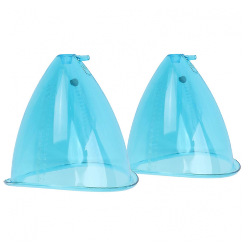 2pcs Cupping Therapy Cup Set Suction Massage Vacuum Therapy Machine Accessories for ButtocksM(120ml) 1