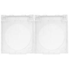 2Pièces Couvercle Protecteur Bouton Pièce Transparent