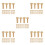 70Pairs Precision Copper Rivets for Handle and Cutlery Repair 6