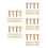 70Pairs Precision Copper Rivets for Handle and Cutlery Repair 8