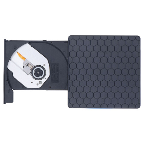 Multifunctional Optical Drive, External Dvd Drive For Laptop Desktop, Portable Cd Reader, Wide Compatibility With Windows Mac Linux, Read Write Burn 2