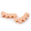 Toe Spacers Toe Separator for Overlapping Toes 1 Pair Beige 2