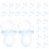 150Pcs Durable Plastic Mini Pacifiers Blue Baby Shower Party Decor 2