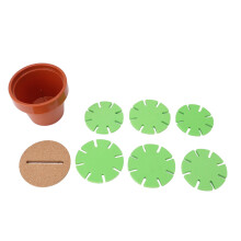 Cactus Drink Coaster Heat-Insulating Anti-Slip Eco-Friendly