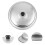 4Pcs Silver Aluminum Pan Lid Anti-Scalding Handle Kitchen Pot Cover 11