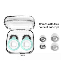 (blue) Artevive Reusable Silicone Ear Plugs for Sleeping, Motorcycling, Swimming, Noise Reduction, Waterproof, 3 Pairs