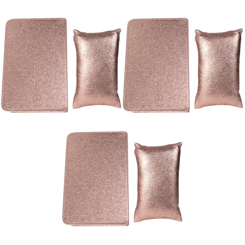 6Pièces Coussin Main En PU Souple Pliable Pour Ongles 1