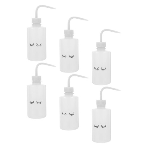 18Pcs Multi-Function White Pe Bottles for Eyelash Wash and Storage 2