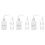 18Pcs Multi-Function White Pe Bottles for Eyelash Wash and Storage 5