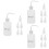 18Pcs Multi-Function White Pe Bottles for Eyelash Wash and Storage 7