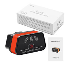 (Orange) Vgate iCar2 Bluetooth OBD2 Scanner Code Reader, ELM327 Compatible with Android & Windows for Car Diagnostic