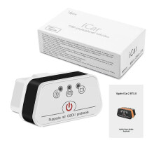 (White) Vgate iCar2 Bluetooth OBD2 Scanner Code Reader, ELM327 Compatible with Android & Windows for Car Diagnostic