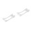 2Pcs White Plastic Cutting Machine Mat Extender with Easy Installation 7