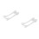 2Pcs White Plastic Cutting Machine Mat Extender with Easy Installation 8