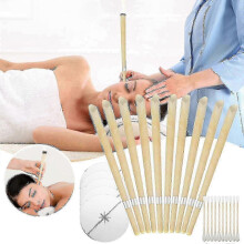 40-Pack Beeswax Ear Candles, 9 Inches Ear Wax Removal & Relaxation Kit, Ear Candling Therapy for Ear Cleaning, Model 1128