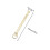 5Ensembles Kit Réparation Éventail À Main Rivets Inox Dorés Solides 2