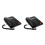 2Sets Versatile Black Desk Phone Reusable for Home and Office Use 4