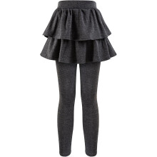 Girls School Uniform Pants Leggings with Skirts Stretch Warm Jegging 4-12 Years