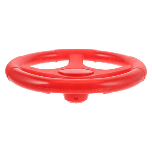 2Pcs Interactive Red Steering Wheel Toy Kids Driving Simulator Playset 2