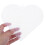 60Pcs White Heart-Shaped Pe Mesh Canvas for Needlepoint Crafts 9