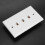 Keystone Insert Wall Plates, True White for Seamless Match with Home Decor 4