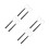 4Pairs Extension Handheld Mirror Plastic Glass Makeup Tool 9