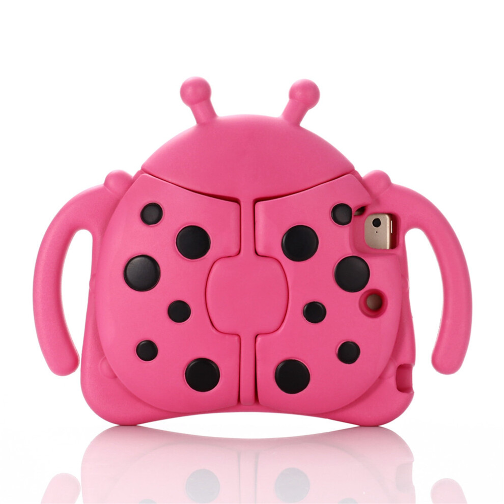 Shockproof Beetle Cartoon Handle Case For Ipad Mini 1-5 (7.9"), Rose Â Compatible With Ipad Mini 9485826760399