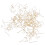200Pcs Golden Silver Ear Wire Hooks Earring Findings with Spring Ball 2