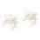 200Pcs Golden Silver Ear Wire Hooks Earring Findings with Spring Ball 4