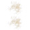 200Pcs Golden Silver Ear Wire Hooks Earring Findings with Spring Ball 5