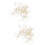 200Pcs Golden Silver Ear Wire Hooks Earring Findings with Spring Ball 7
