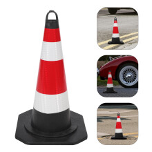 28 Inch Reflective Traffic Cone for Outdoor Safety, Road Construction, Traffic Control, Safety Barrier