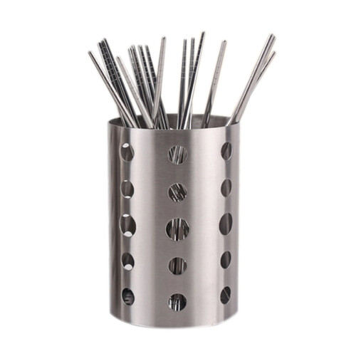 Stainless Steel Cutlery Storage Organizer Flatware Holder Chef Kitchen Tools 17x10CM