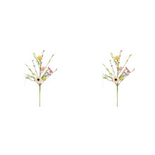 Spring Easter Egg Floral Picks 15.75 inch 2 pcs