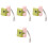 4Ensembles Organisateur Déchets ABS Rose Portable 4