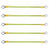20Pcs Assorted Color Automotive Grounding Straps PVC Copper Durable 2