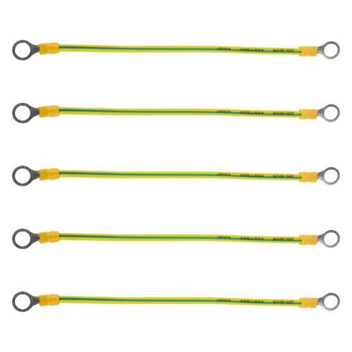 20Pcs Assorted Color Automotive Grounding Straps PVC Copper Durable 1