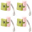 4Ensembles Organisateur Déchets ABS Rose Portable 6