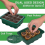 4 Pack Seed Starting Tray with Grow Light,Seed Starting Kit with Timing Controller Adjustable Bright 5