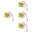 4Ensembles Organisateur Déchets ABS Rose Portable 7