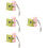 4Ensembles Organisateur Déchets ABS Rose Portable 8